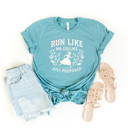  RUN LIKE MR COLLINS | A Runaway Pride And Prejudice Love Story Soft Cozy Longer Length Unisex Graphic Tee T-shirt