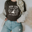  RUN LIKE MR COLLINS | A Runaway Pride And Prejudice Love Story Soft Cozy Longer Length Unisex Graphic Tee T-shirt
