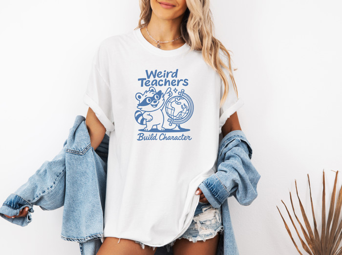 Weird Teachers | Embracing the Quirk: Teaching with Character Unisex Heavyweight Comfort Tee