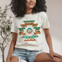  Aztec Southwest Style Geometric Pattern Design | Kaleidoscope of Tradition Unisex Heavyweight Comfort Tee