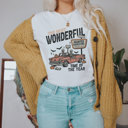  THE MOST WONDERFUL | HAUNTED BOOKSTORE SPOOKY SALE | TIME OF THE YEAR Soft Cozy Longer Length Unisex Graphic Tee T-shirt