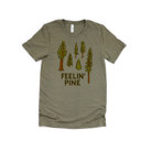  FEELIN' PINE | A Breath of Fresh Air Soft Cozy Longer Length Unisex Graphic Tee T-shirt