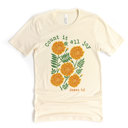  Count it all joy | Blooming in Joy Soft Cozy Longer Length Unisex Graphic Tee T-shirt