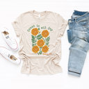  Count it all joy | Blooming in Joy Soft Cozy Longer Length Unisex Graphic Tee T-shirt