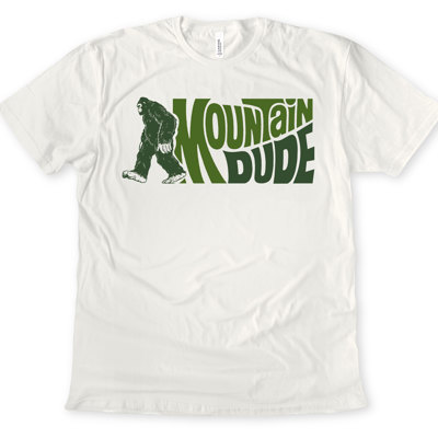 MOUNTAIN DUDE | Embrace the Wilderness with Mountain Swagger Soft Cozy Longer Length Unisex Graphic Tee T-shirt