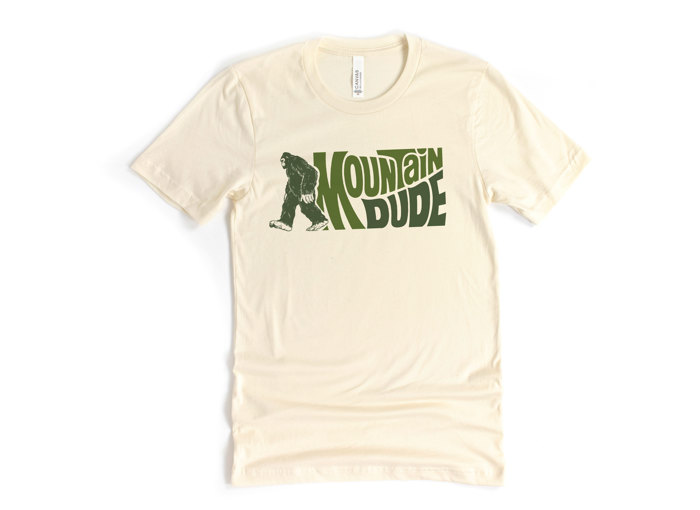 MOUNTAIN DUDE | Embrace the Wilderness with Mountain Swagger Soft Cozy Longer Length Unisex Graphic Tee T-shirt