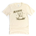  MEOWDY | Cowgirls and Cowboys: The Wild West Kitty Adventure! Soft Cozy Longer Length Unisex Graphic Tee T-shirt