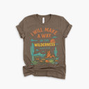  I WILL MAKE A WAY IN THE WILDERNESS | PATHWAYS THROUGH THE DESERT Soft Cozy Longer Length Unisex Graphic Tee T-shirt