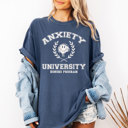  ANXIETY UNIVERSITY HONORS PROGRAM | Embrace the Jumble: Celebrating Minds in Chaos Unisex Heavyweight Comfort Tee