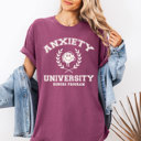  ANXIETY UNIVERSITY HONORS PROGRAM | Embrace the Jumble: Celebrating Minds in Chaos Unisex Heavyweight Comfort Tee