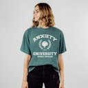 ANXIETY UNIVERSITY HONORS PROGRAM | Embrace the Jumble: Celebrating Minds in Chaos Unisex Heavyweight Comfort Tee