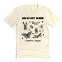  YOU'RE NOT ALONE! | Embrace the Buzz: A Celebration of Our Tiny Companions Soft Cozy Longer Length Unisex Graphic Tee T-shirt