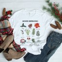  Winter Botanical Inspired Soft Unisex Graphic Tee T-shirt