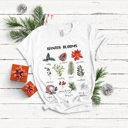  Winter Botanical Inspired Soft Unisex Graphic Tee T-shirt