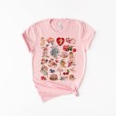  Happy Valentine's Vintage Retro Designs Soft Unisex Graphic Tee T-shirt