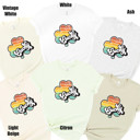  Lucky Charm: Embrace Your Inner Luck Lucky Retry Rainbow Clover Soft Cozy Longer Length Unisex Graphic Tee T-shirt