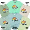  Lucky Charm: Embrace Your Inner Luck Lucky Retry Rainbow Clover Soft Cozy Longer Length Unisex Graphic Tee T-shirt