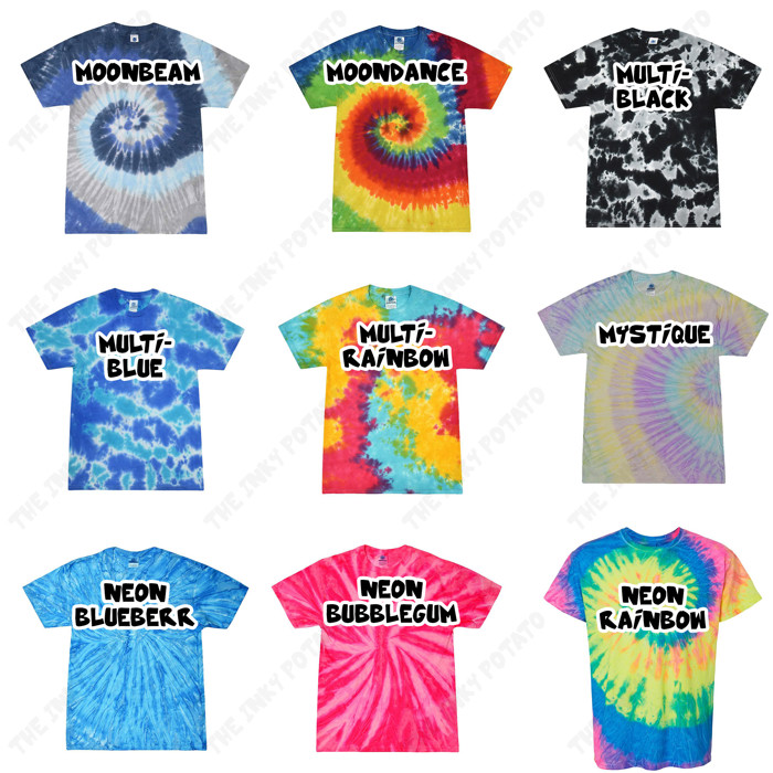 99 Colors - T-Shirt (Tie-Dyed) Multi-Color Unisex