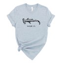  Nailed It Hammerhead Shark Pun Soft Cozy Longer Length Unisex Graphic Tee T-shirt