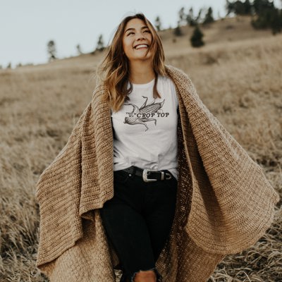 The only true CropTop is the Corn Husker Field Soft Unisex Graphic Tee T-shirt