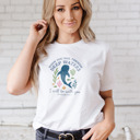  When you sail through deep waters I will be with you - Isaiah 43:2 Soft Cozy Longer Length Unisex Graphic Tee T-shirt