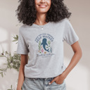  When you sail through deep waters I will be with you - Isaiah 43:2 Soft Cozy Longer Length Unisex Graphic Tee T-shirt