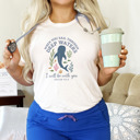  When you sail through deep waters I will be with you - Isaiah 43:2 Soft Cozy Longer Length Unisex Graphic Tee T-shirt