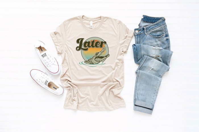 Later Gator Saying Soft Unisex Graphic Tee T-shirt