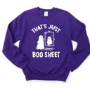  That's Just Boo Sheet - Halloween Ghost Soft Unisex Graphic Sweatshirt Print