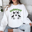  GOOSEBUMPS | Quirky Witches Unite: A Spooky Celebration Soft Unisex Graphic Sweatshirt Print