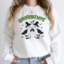  GOOSEBUMPS | Quirky Witches Unite: A Spooky Celebration Soft Unisex Graphic Sweatshirt Print