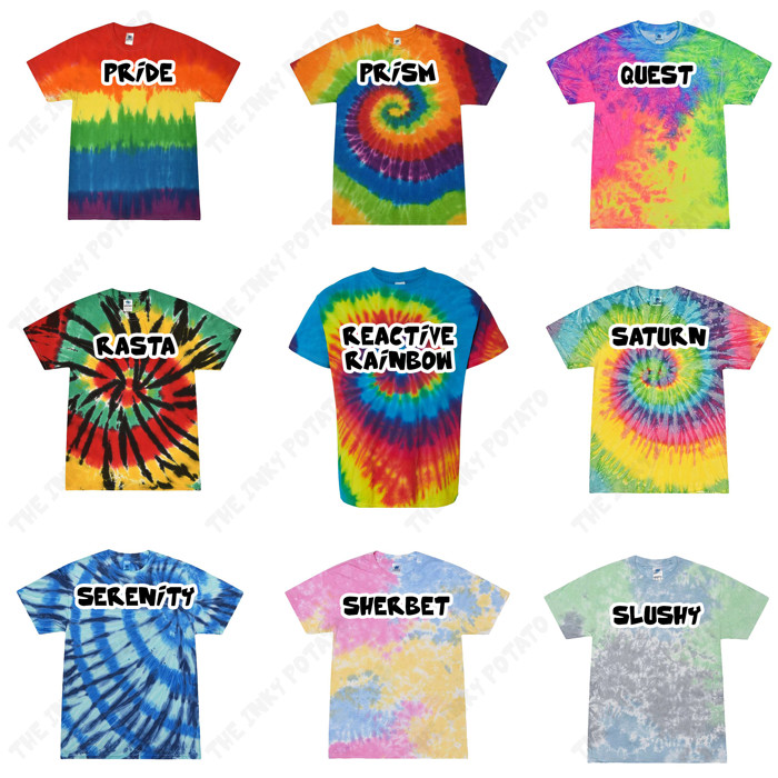 99 Colors - T-Shirt (Tie-Dyed) Multi-Color Unisex