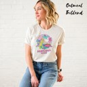  The Bodacious Period Funny Cute Vintage Retro 80's Dinosaur Soft Unisex Graphic Tee T-shirt