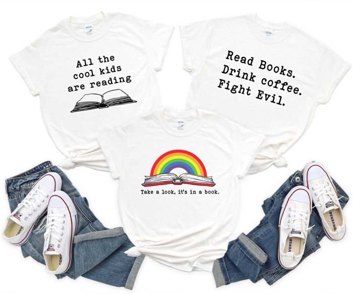 Take A Look It's In A Book, Reading, School Book Parody Soft Unisex Graphic Tee T-shirt