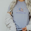  Give Yourself Time A Very Cute Once hungry  Caterpillar Now A Butterfly Soft Unisex Graphic Tee T-shirt