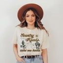  Take me home country roads desert saying Soft Unisex Graphic Tee T-shirt