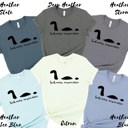  Loch Ness MOMster Nessie Silhouette Soft Cozy Longer Length Unisex Graphic Tee T-shirt