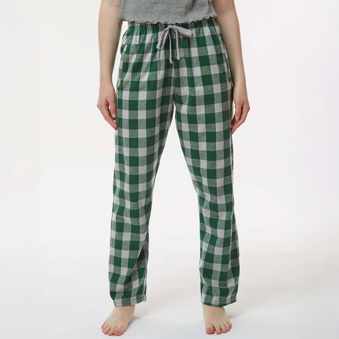 45 Colors - Super Soft and Comfy Flannel Pants (Women's) Soft Haley with Heart Embellishment