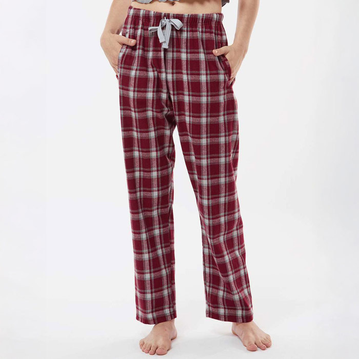 45 Colors - Super Soft and Comfy Flannel Pants (Women's) Soft Haley with Heart Embellishment