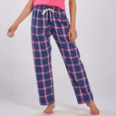  45 Colors - Super Soft and Comfy Flannel Pants (Women's) Soft Haley with Heart Embellishment