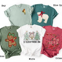 Cutsie Christmas Cheer T-Shirts - Soft Washed 100% Cotton Goodness That Feels Amazing!