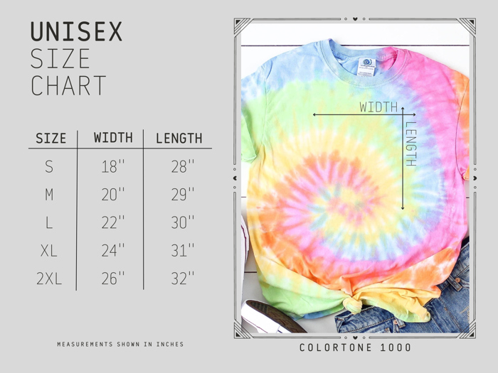 99 Colors - T-Shirt (Tie-Dyed) Multi-Color Unisex
