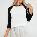  31 Colors Raglan Dual Colored T-shirt (Baseball) | Three-Quarter Sleeve Baseball Tee