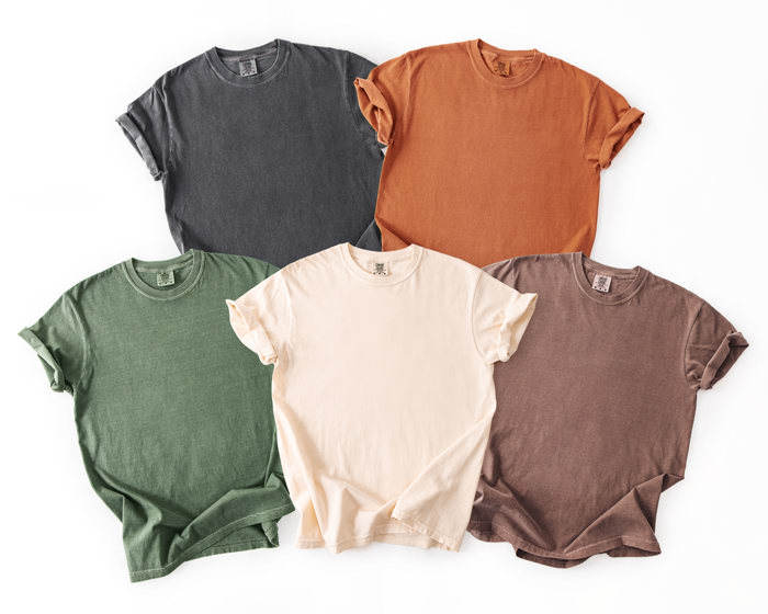 60+ Colors - T-Shirt (Crewneck) | 100% Cotton Heavyweight Tee (Unisex) | Comfort Colors