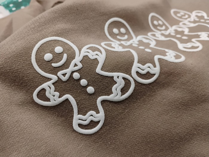 ALL Real PUFF Print Christmas Sweatshirts - Comfy Drop Shoulder Style!