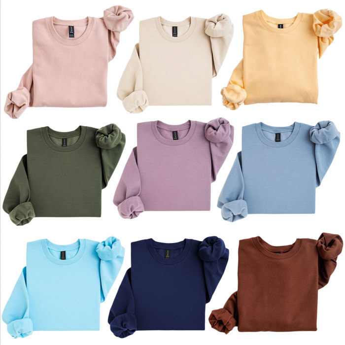 27 Unique Colors - Ultra Comfy Softstyle Midweight Crewneck Sweatshirt