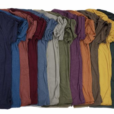 80+ Colors - Ultra Soft Longer Length Bella Canvas T-Shirt | Poly-Cotton Heathered Colors Jersey Tee 
