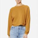  7 Colors - Butter Soft Bella Canvas Women's Crop Raglan Fleece Crewneck Sweatshirt