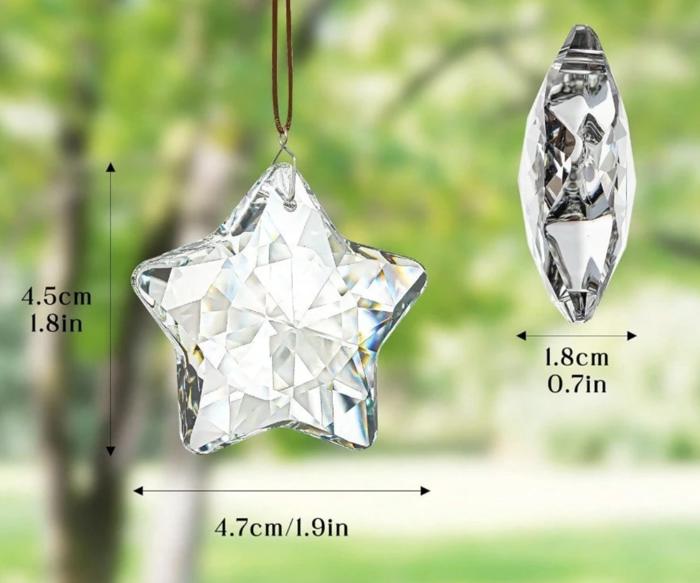 Rainbow Maker Star Sun Catcher and Christmas Ornament