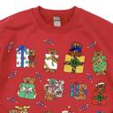  Vintage Gift Teddies Christmas Teddy Bears - Comfy Drop Shoulder Sweatshirt